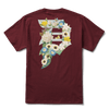 Primitive Skate Arrangement Tee - Burgundy