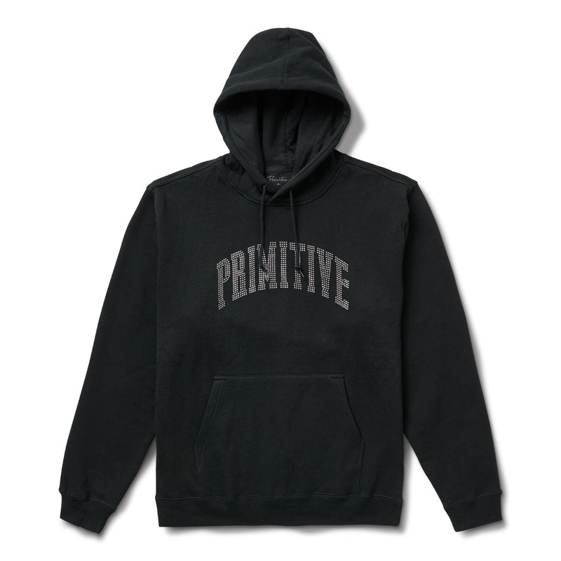 COLLEGAITE RHINESTONE HOOD
