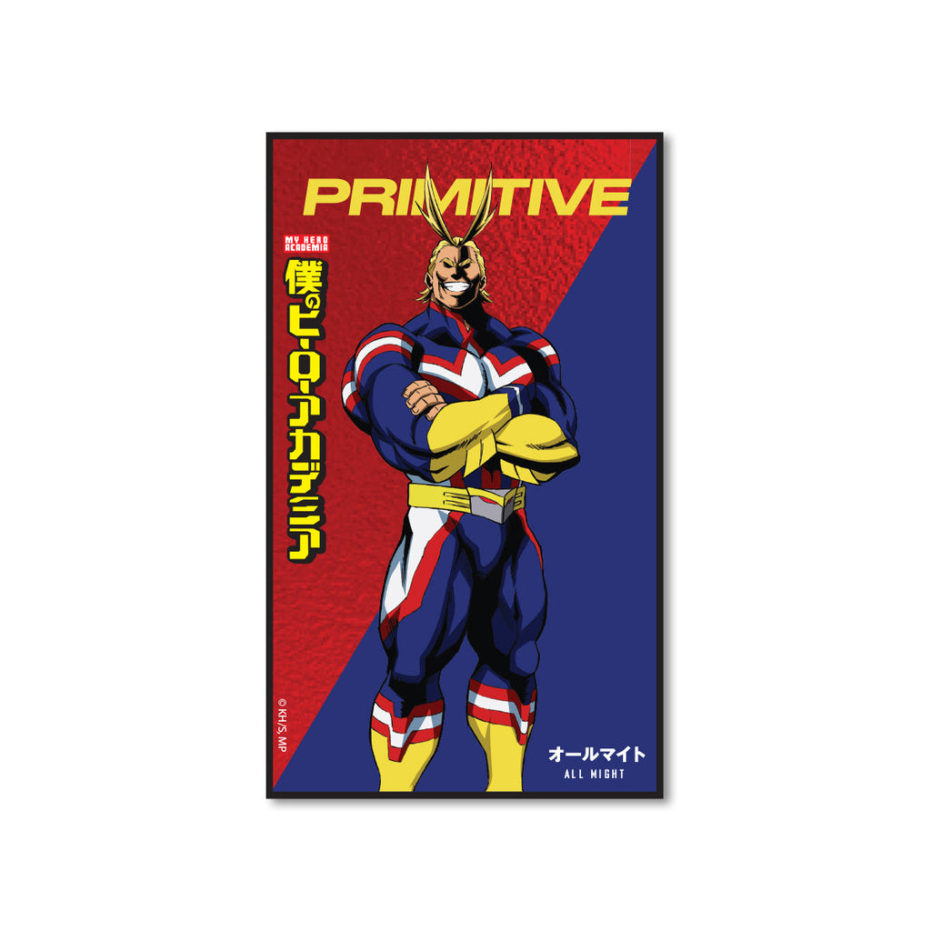 all might foil sticker