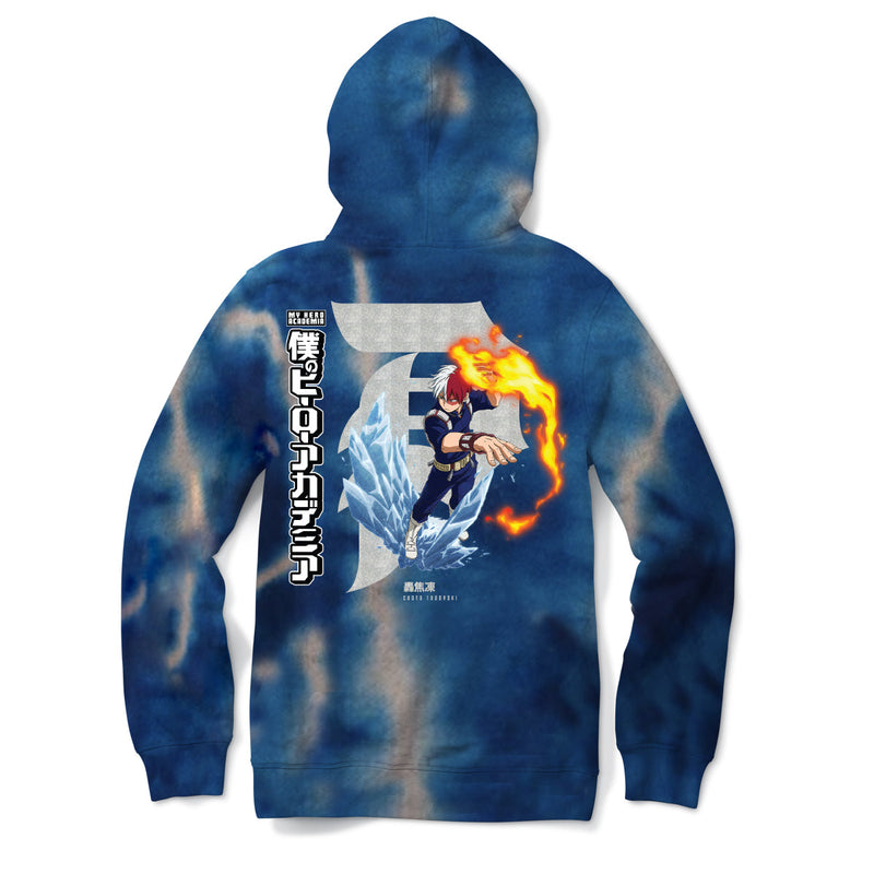 DIRTY P SHOTO TODOROKI TIE DYE HOOD