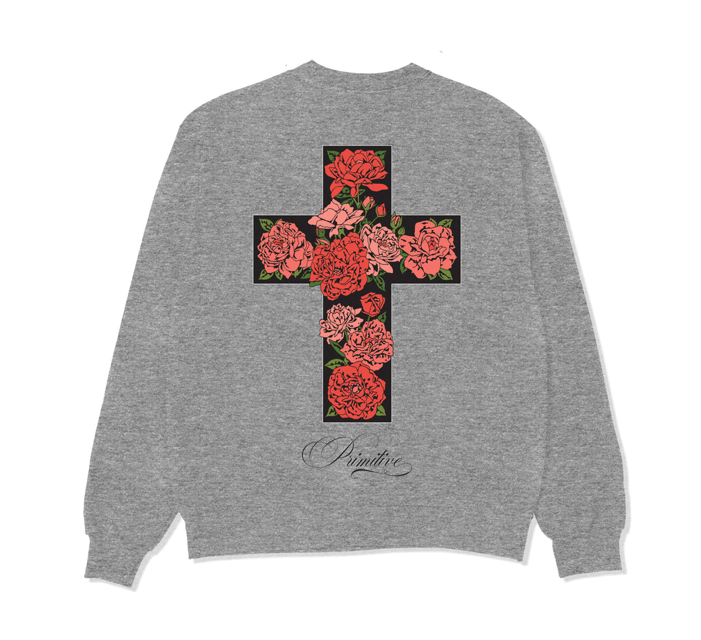 Primitive Skate Carmine Crewneck - Athletic Heather