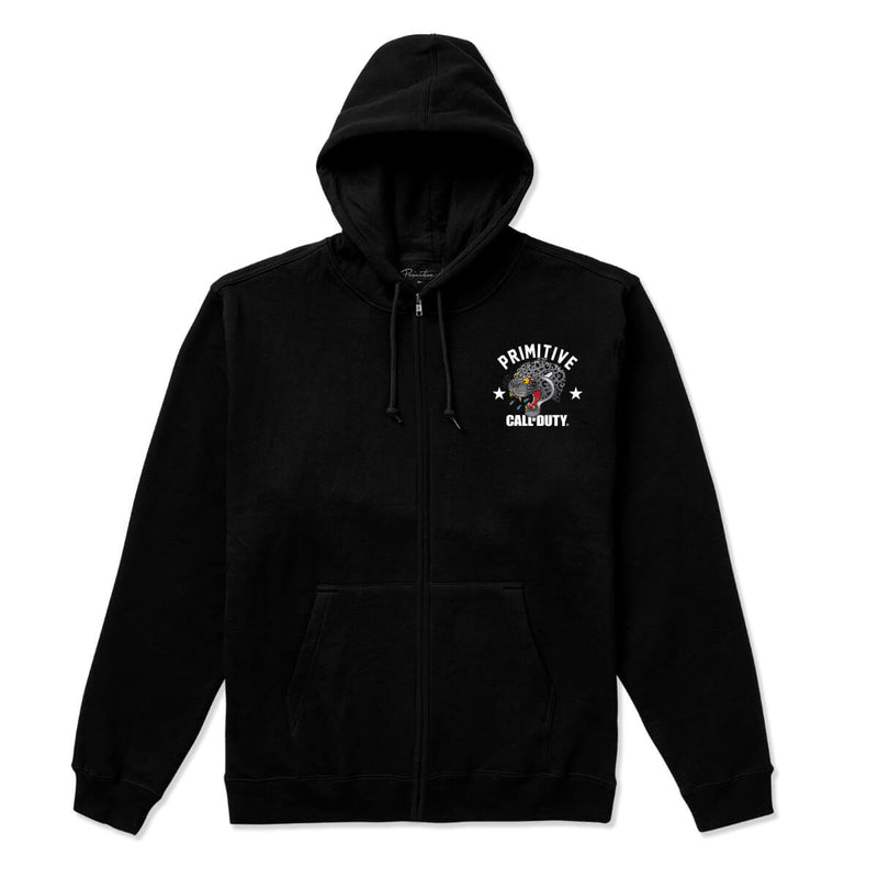 BLACK JAGUAR ZIP HOOD