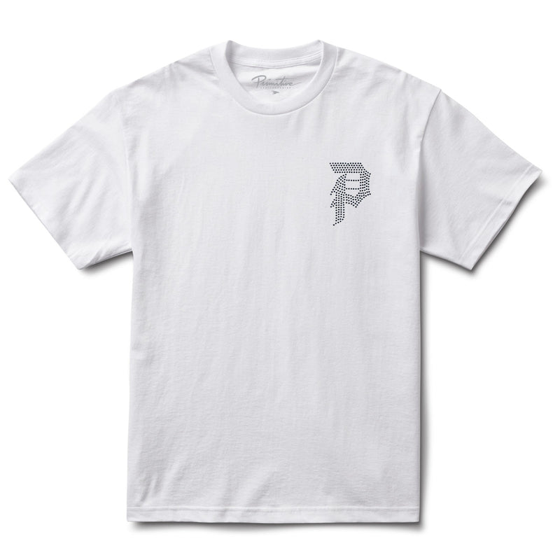 DIRTY P RHINESTONE ROSE TEE